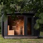 Oferta na sprzedaż sauna Flamma 3,4 x 2,45 m z piecem