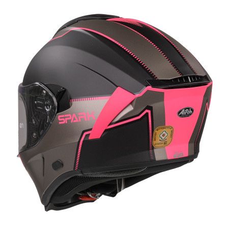 Kask integralny AIROH SPARK Flow Pink Matt XS JAK NOWY