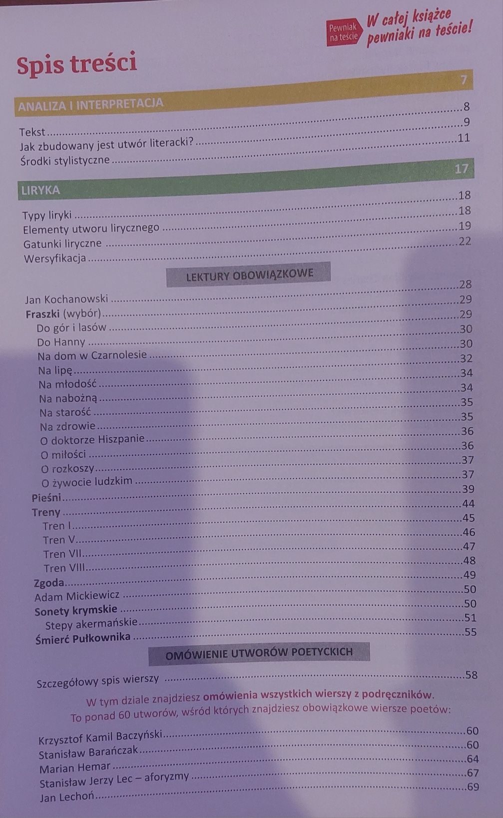 Repetytorium język polski klasa 7-8 szkoła podstawowa Greg