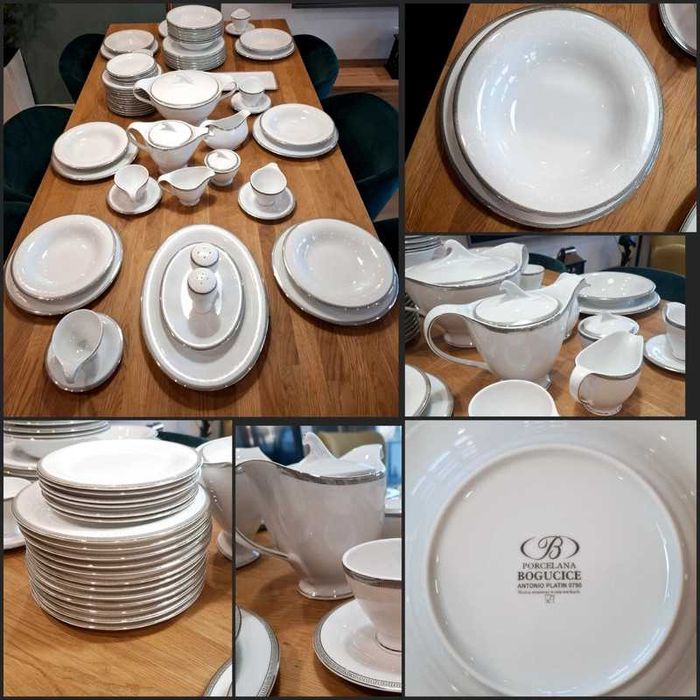 Zestaw obiadowy na 12 osób I kawowy na 6 osób