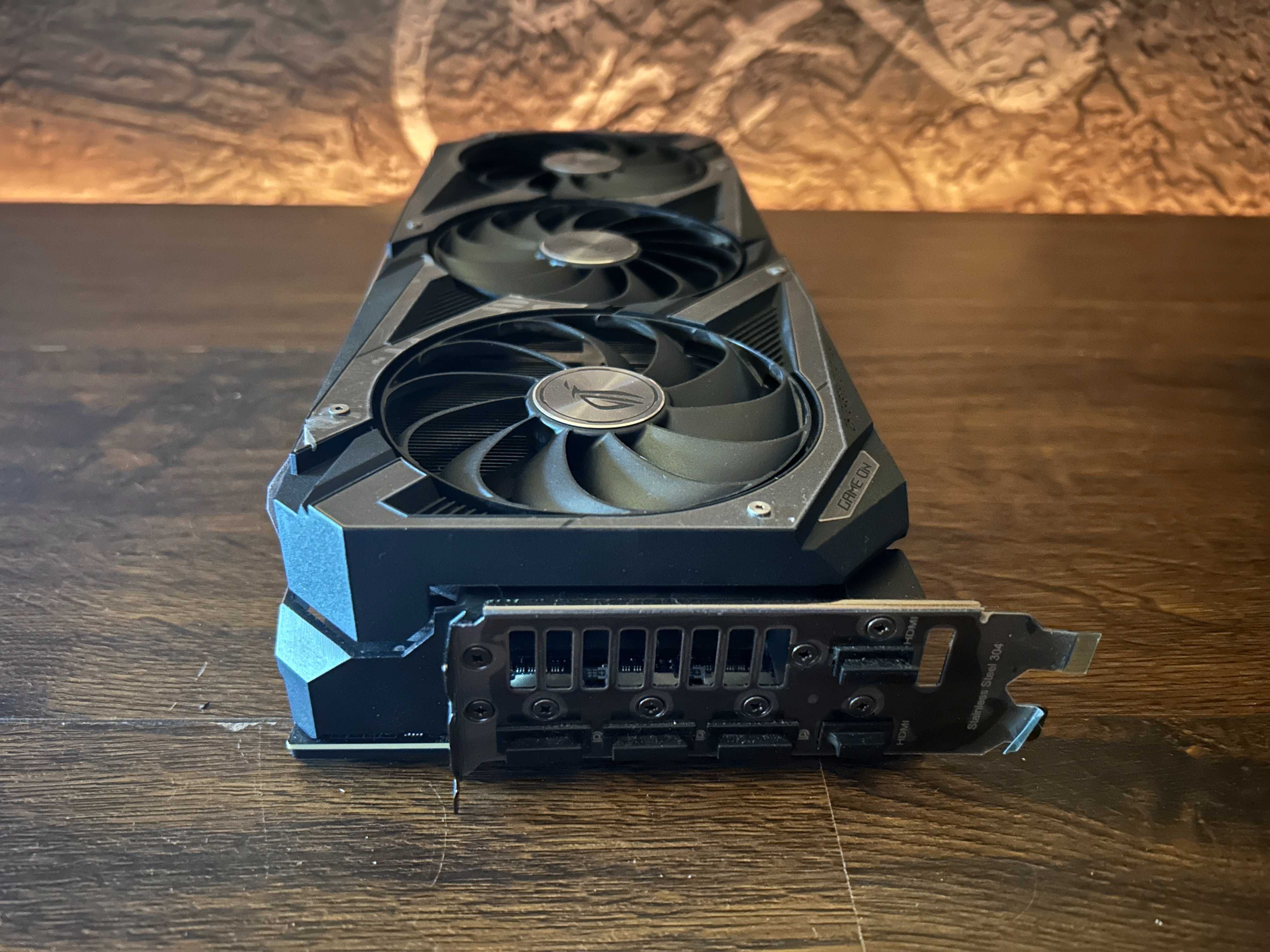 ТОП! Игровая видеокарта NVIDIA GeForce RTX 3080 10GB GDDR6X ASUS STRIX