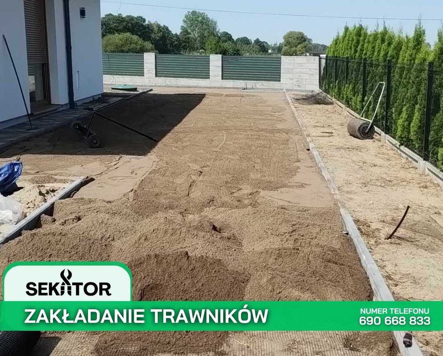 Usługi ogrodnicze: zakładanie trawników, nawadnianie, pielęgnacja