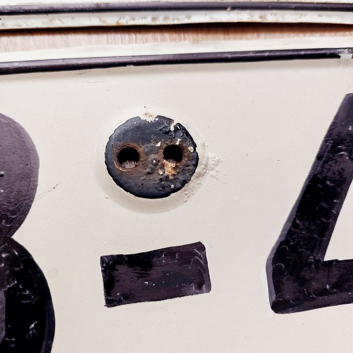 Tablice rejestracyjne 2 szt. NRD, Niemiecka Republika Demokratyczna