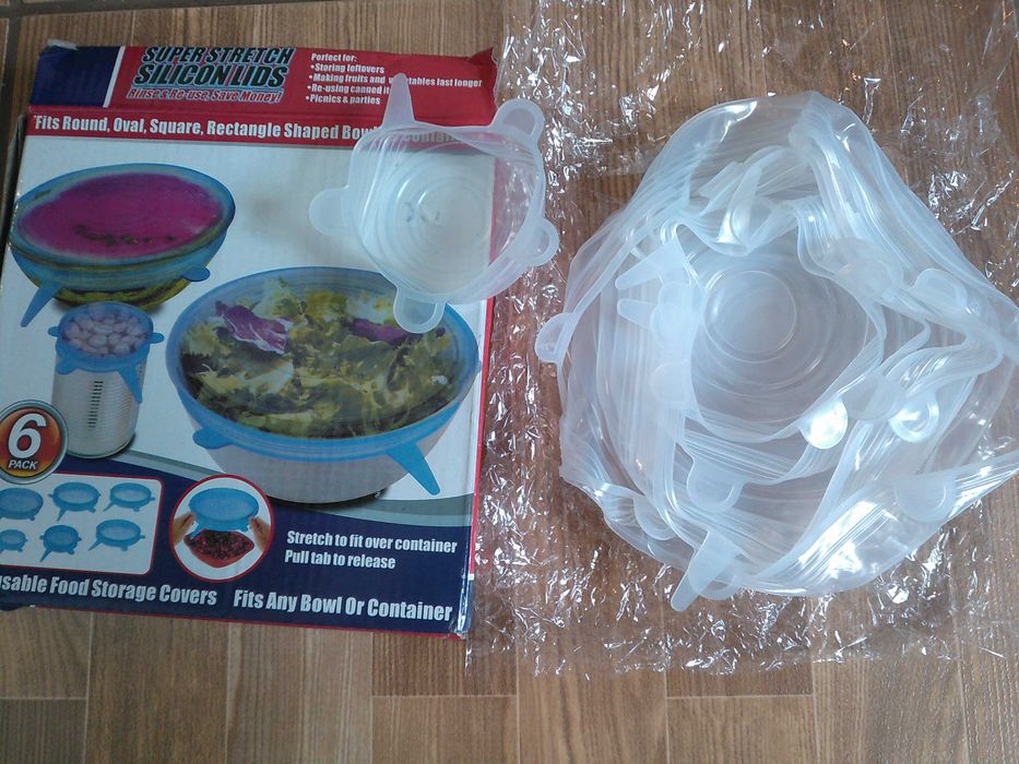 Набір покришок Super Stretch Silicone Lids 6в1 (силиконовые крышки)