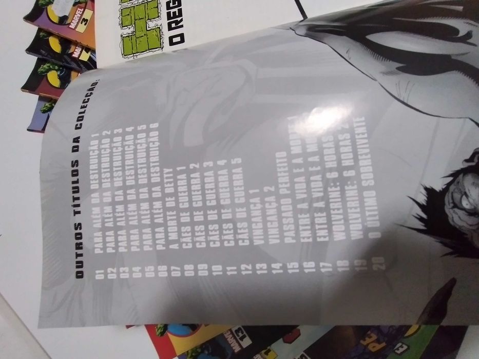 Livros BD HULK -  MARVEL (18 unidades)