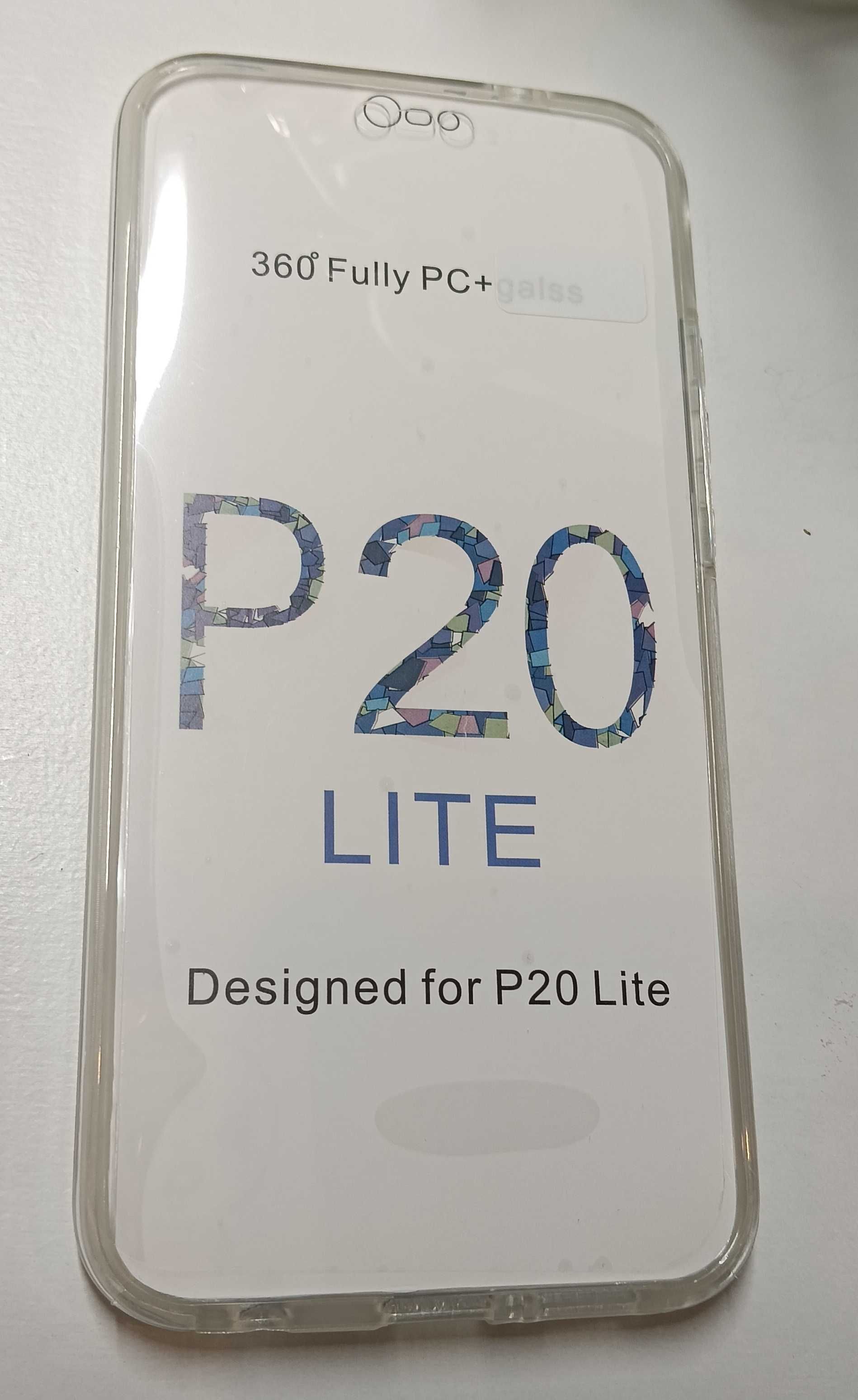 Capa 360 silicone transparente para Huawei P20 lite