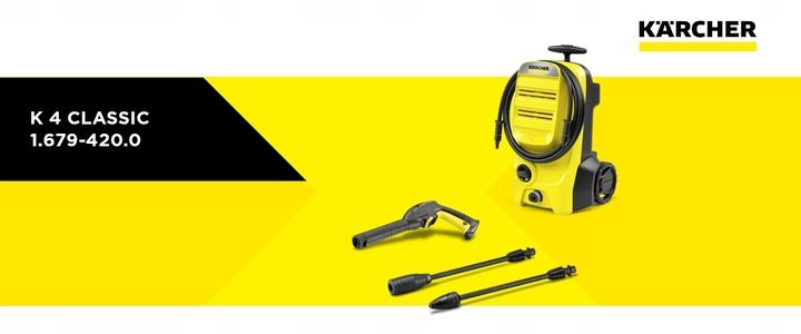 Myjka Wysokociśnieniowa Karcher K4 Compact Turbo Mocna Gigant Zestaw