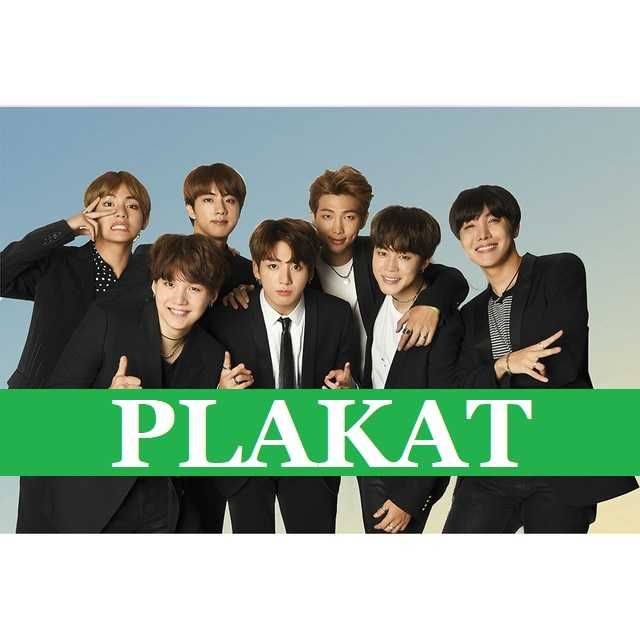 WŁASNY WZÓR! BTS 40x60cm Plakat Obraz Płótno K-pop