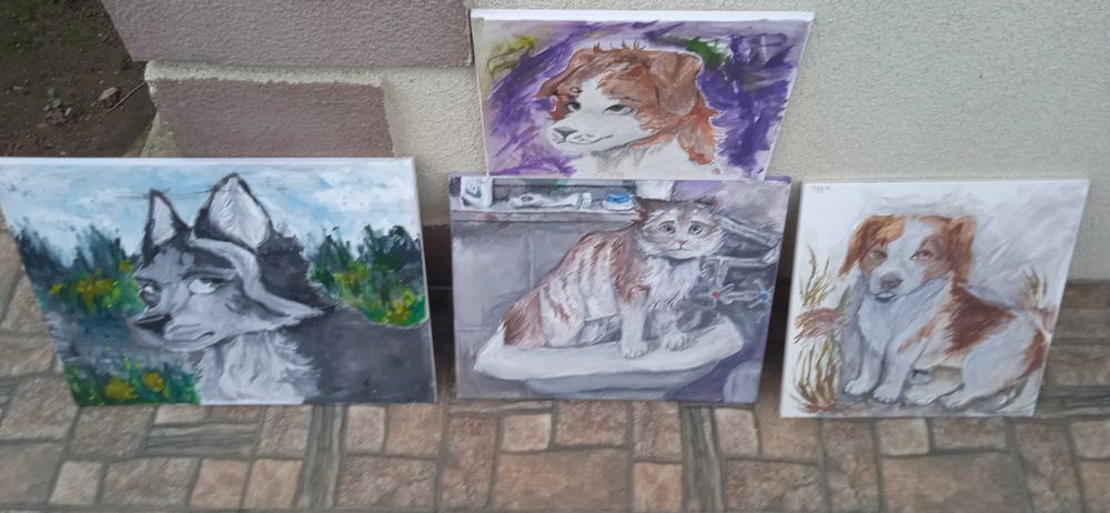 Картини ручної роботи акрил, гуаш