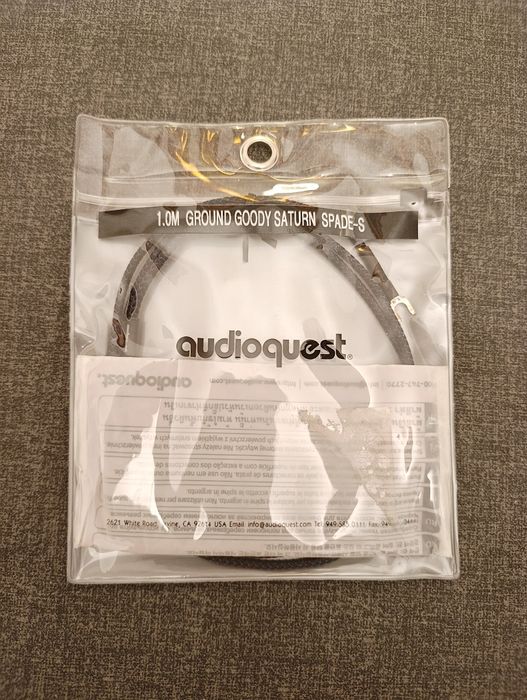 Audioquest Ground Goody SATURN SPADE-S 1 m GRAMOFON uziemienie