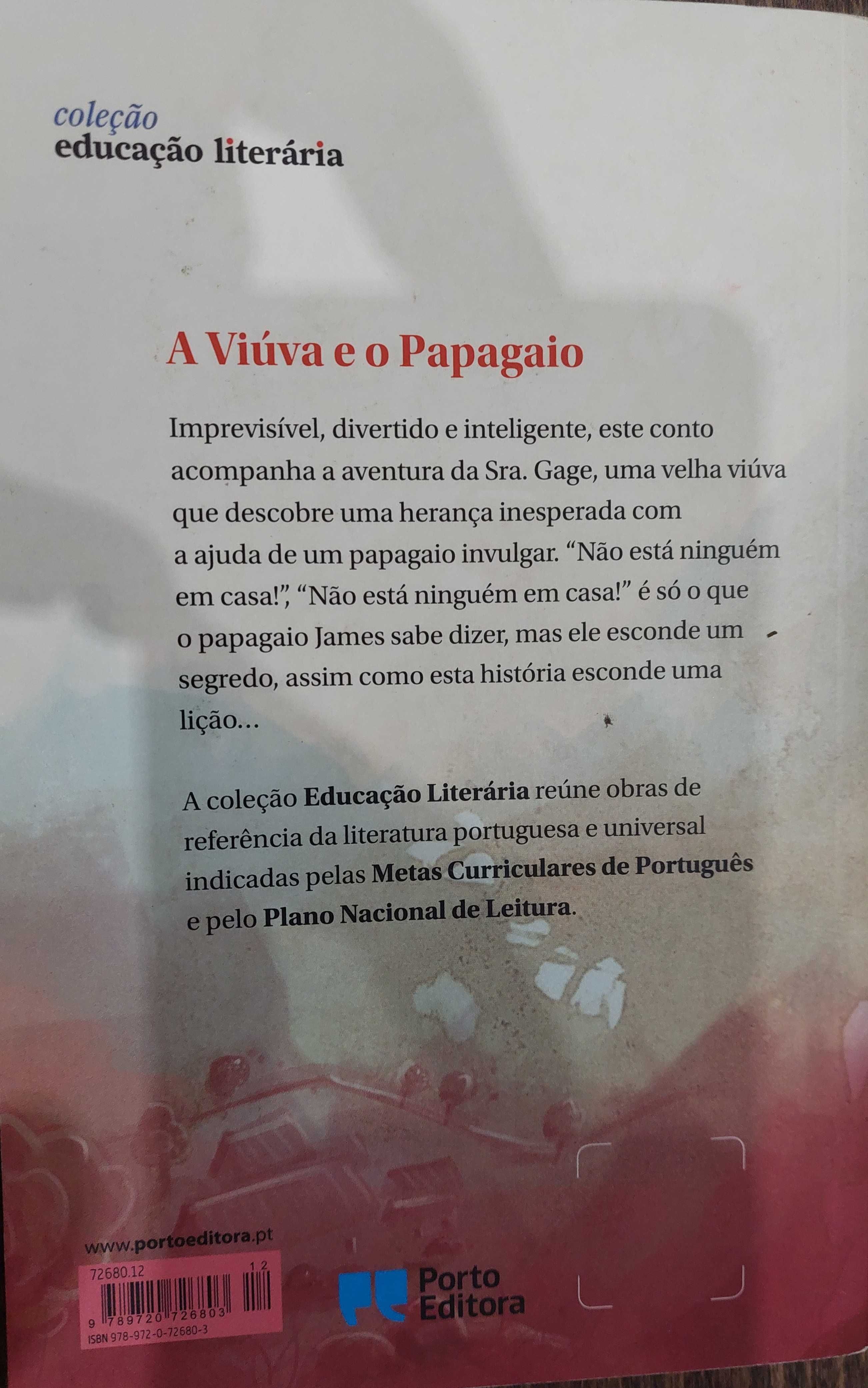 Livro A VIÚVA E O PAPAGAIO - Virginia Woolf