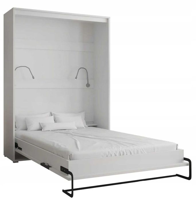 Łóżko w szafie - Półkotapczan pionowy HOME 140 cm