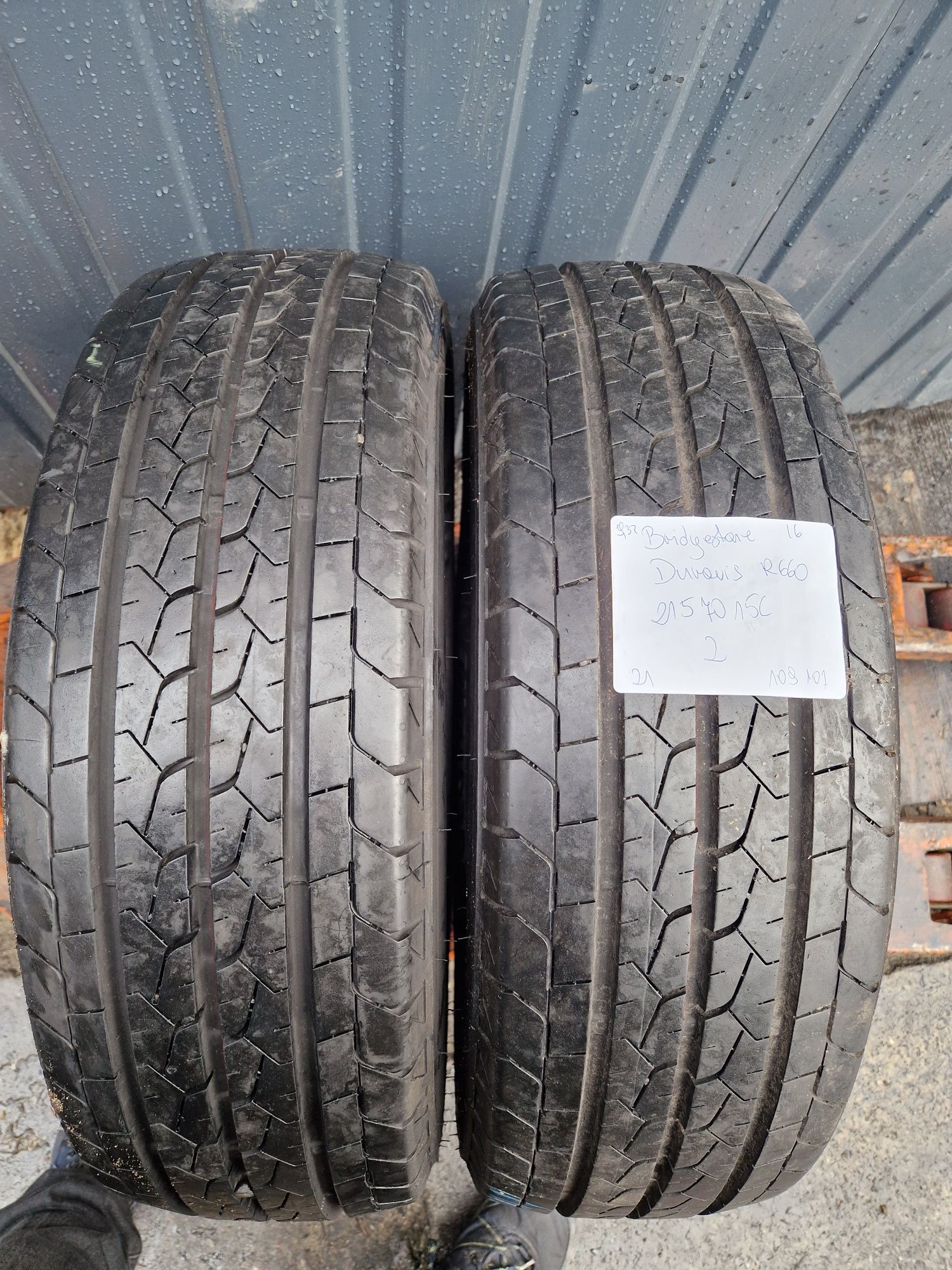 215/70/15C 215/70R15C Bridgestone 2021 lato