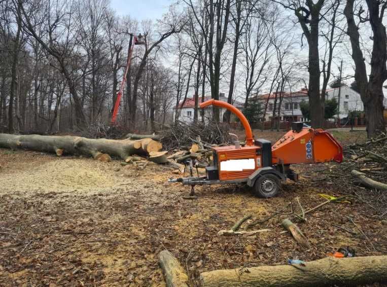 Usługi glebogryzarką separacyjną, zakładanie trawników, wycinka drzew