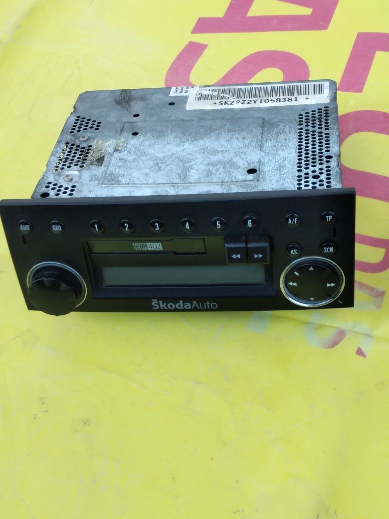 Rádio Auto Rádio K7 Skoda Fabia Modelo Original de 1999 a 2004