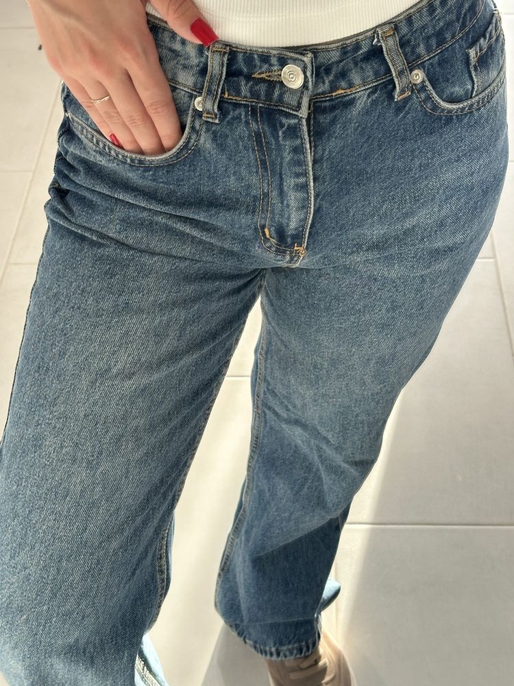 Джинси Zara прямого крою 38 розмір