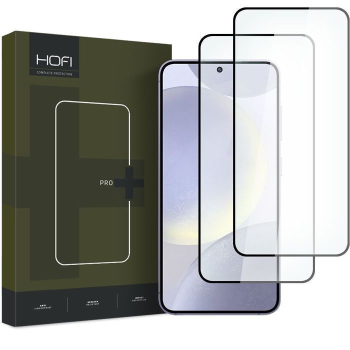 Hofi Glass Pro+ 2-Pack Szkło Hartowane do Galaxy S24 Black