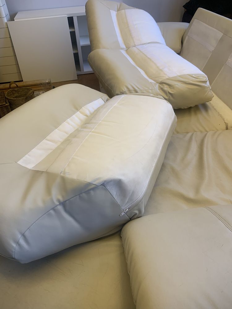 Sofa imitação pele