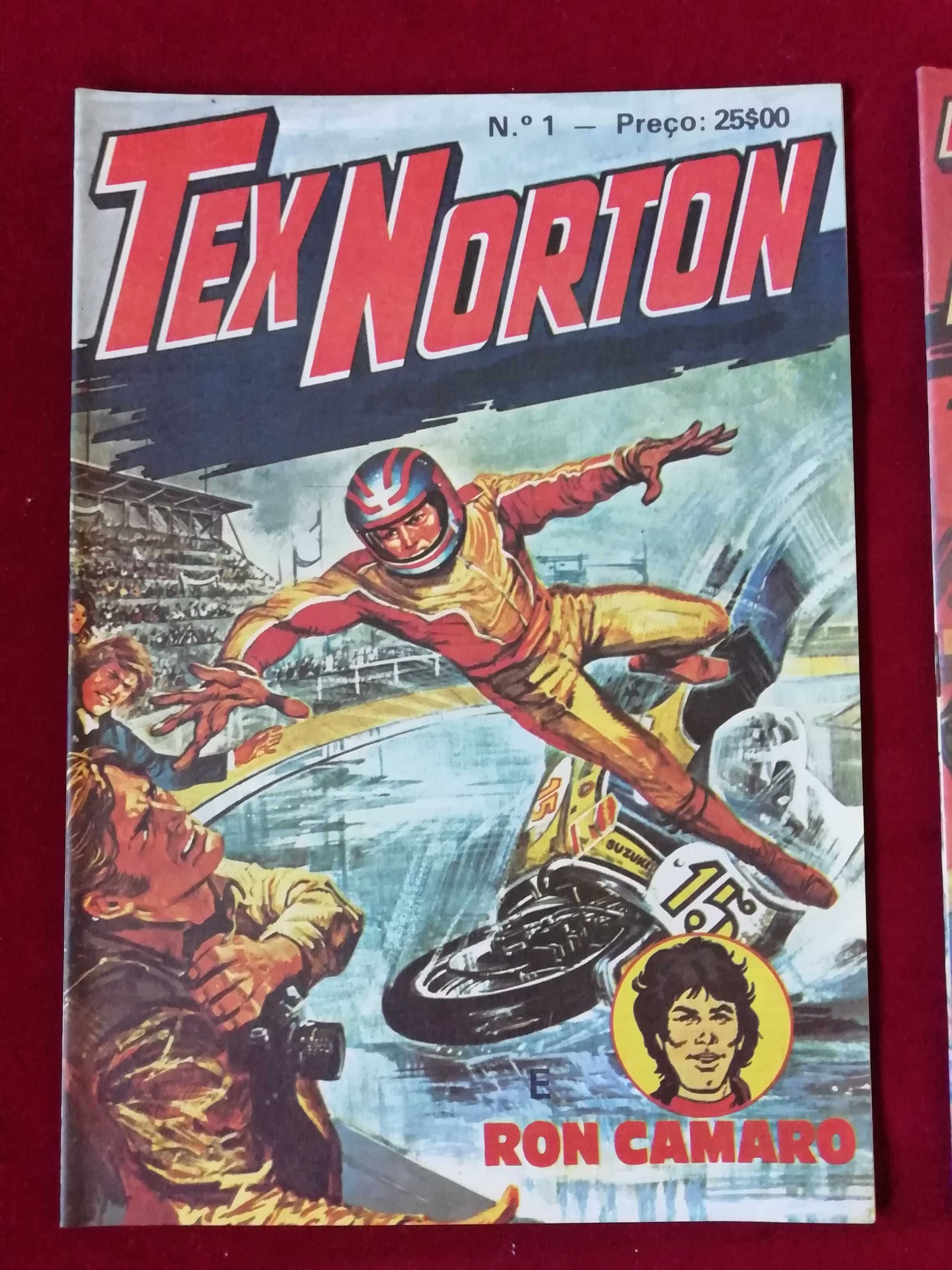 Tex Norton - Nº1 a 6 - Ag. Portuguesa de Revistas 1981-Estado coleção