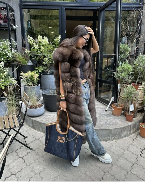 Жилет хутро під соболь