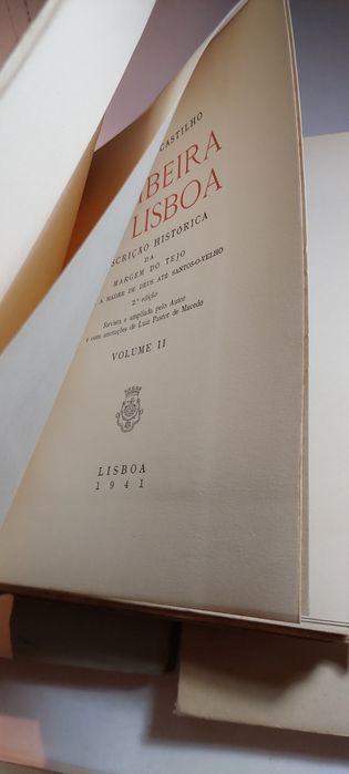 A Ribeira de Lisboa - Júlio de Castilho (5 Volumes - Completo)