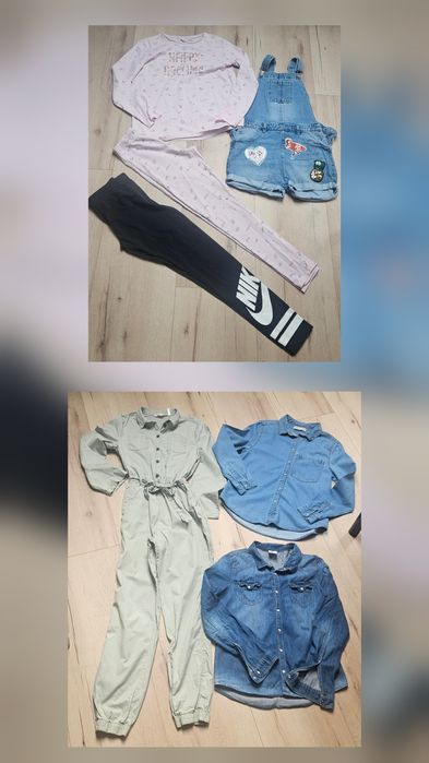 Duża paka ciuchów Zara Nike H&M 44 szt. 13-14, Dziewczyna Poznań