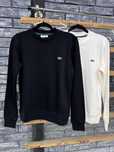 Женский Свитшот Lacoste (S,M,L,XL) Новая Кофта Лакоста Черная Белая