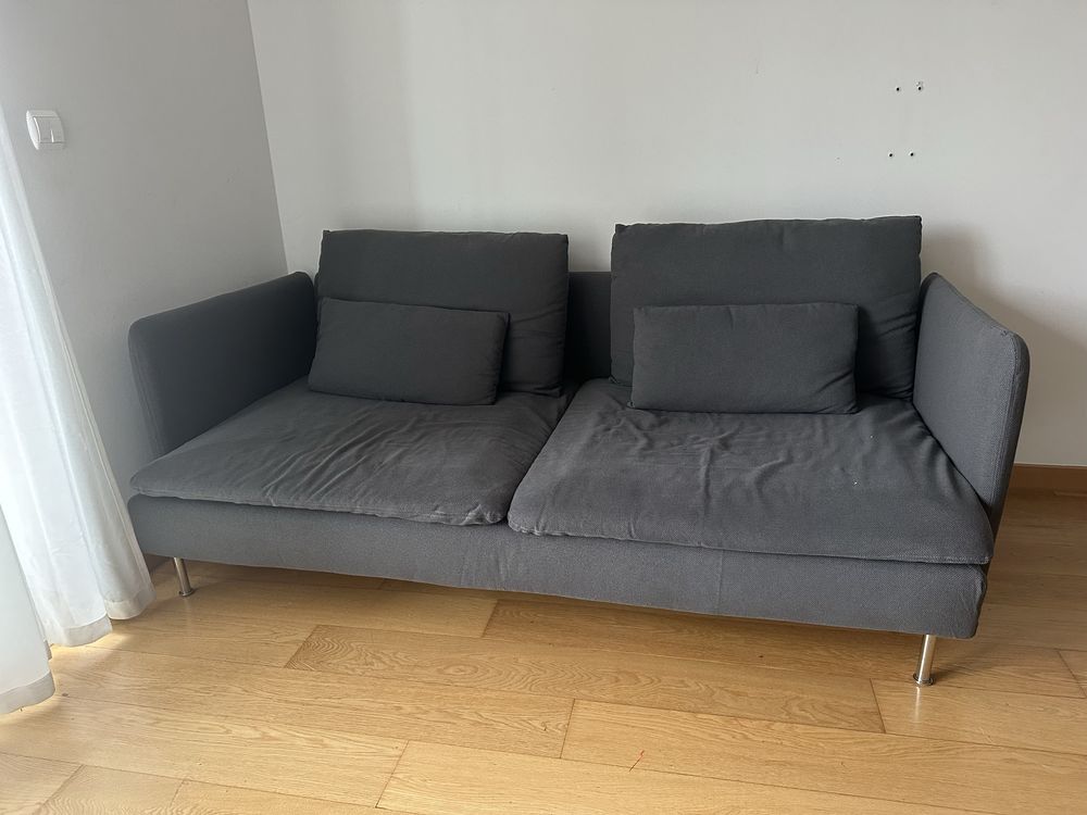 Sofa soderhamn ikea c/ 2 braços + capa NOVA