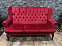 Sofa Kanapa chesterfield ludwikowska uszak styl angielski wypoczynek