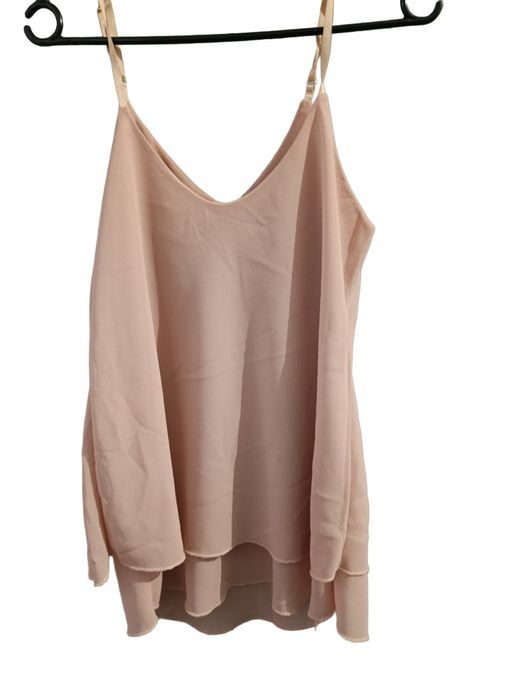 Koszulka na ramiączkach rozm S ,pudrowy róż.