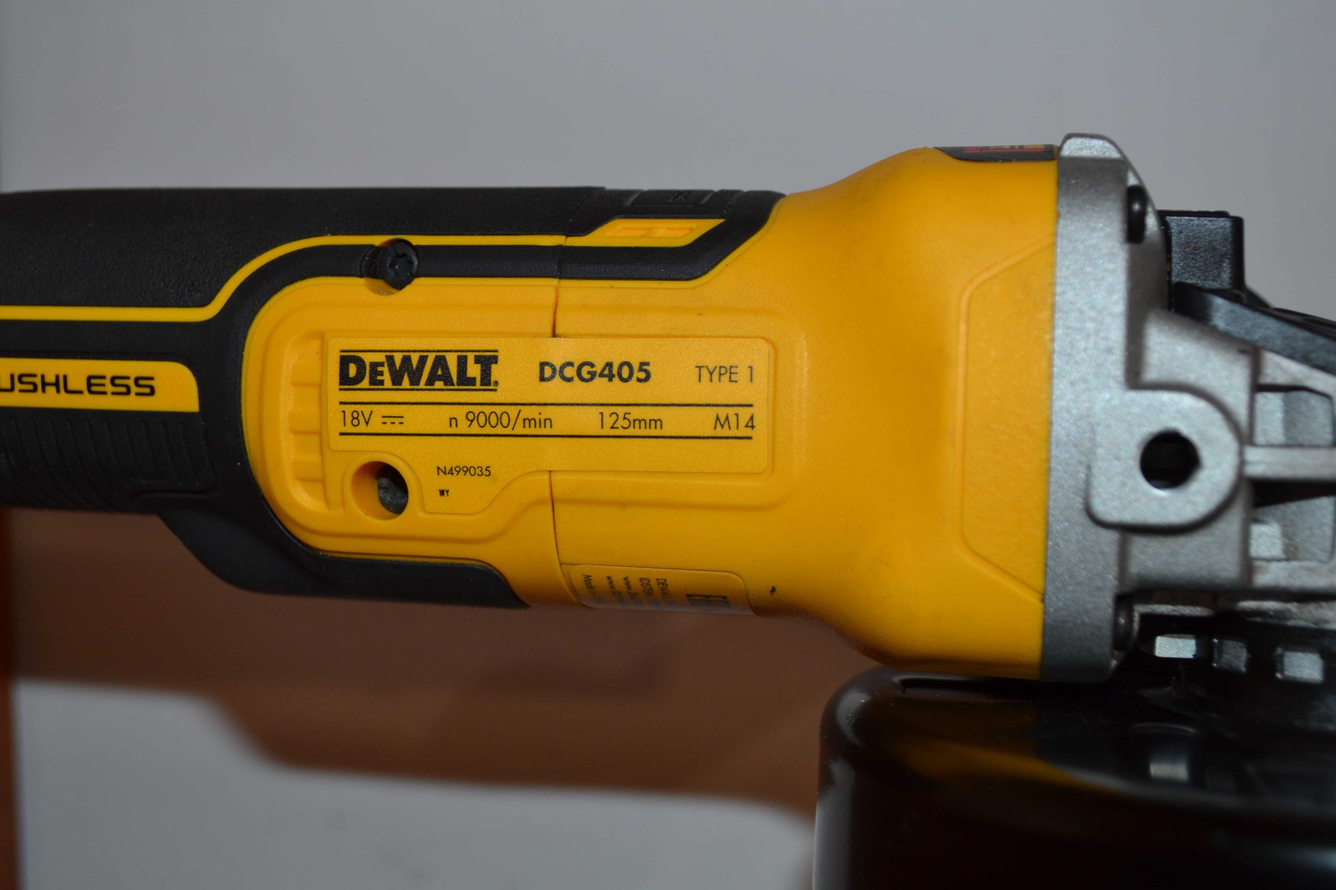 Szlifierka DeWalt DCG405 + 1x Bateria 5.0Ah