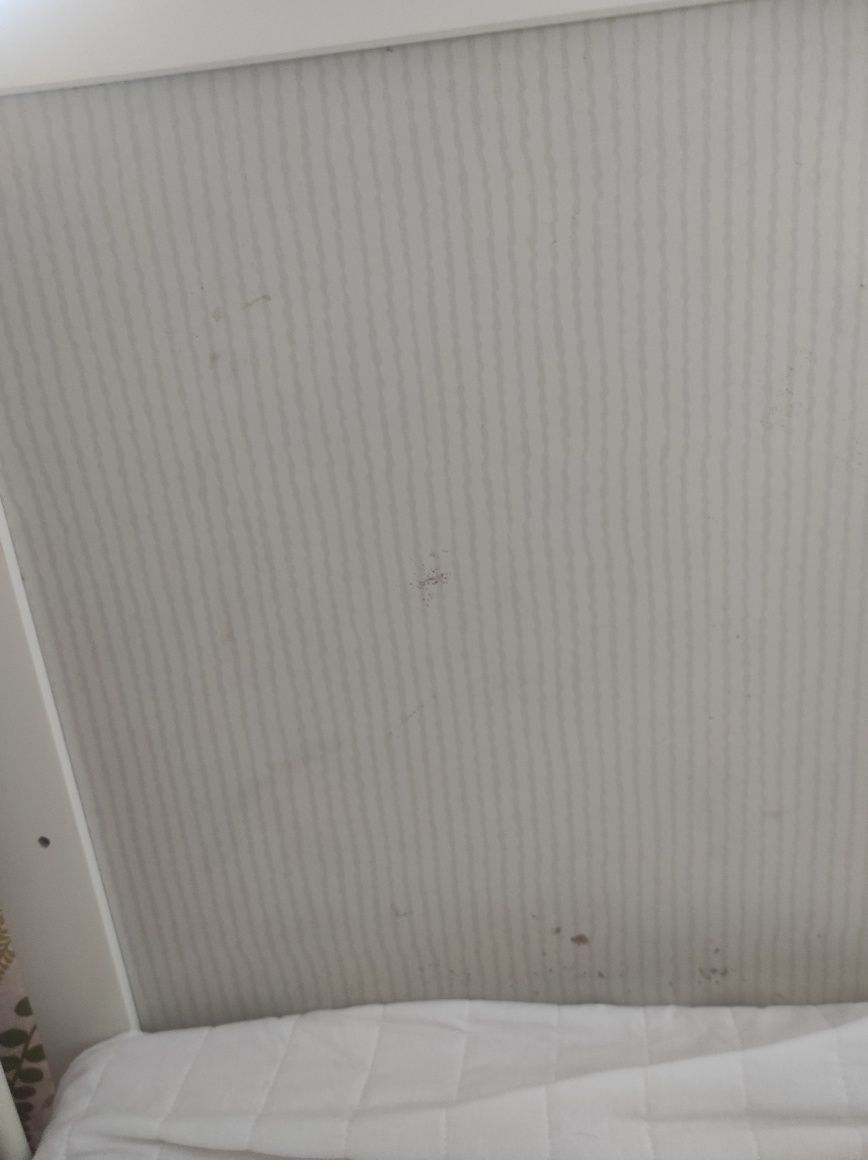 Używane łóżeczko białe dziecięce Ikea z Ikea