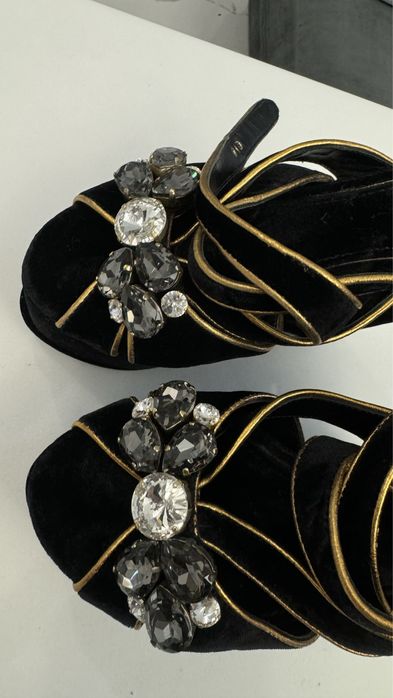 Босоніжки босоножки туфли на танкетке Dolche & Gabana оригінал