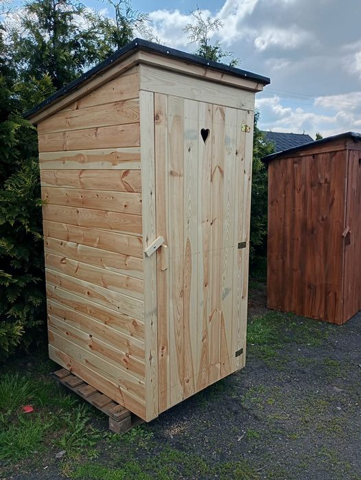 Wychodek wc toi toi drewniany transport gratis