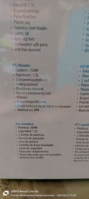 Blender kielichowy