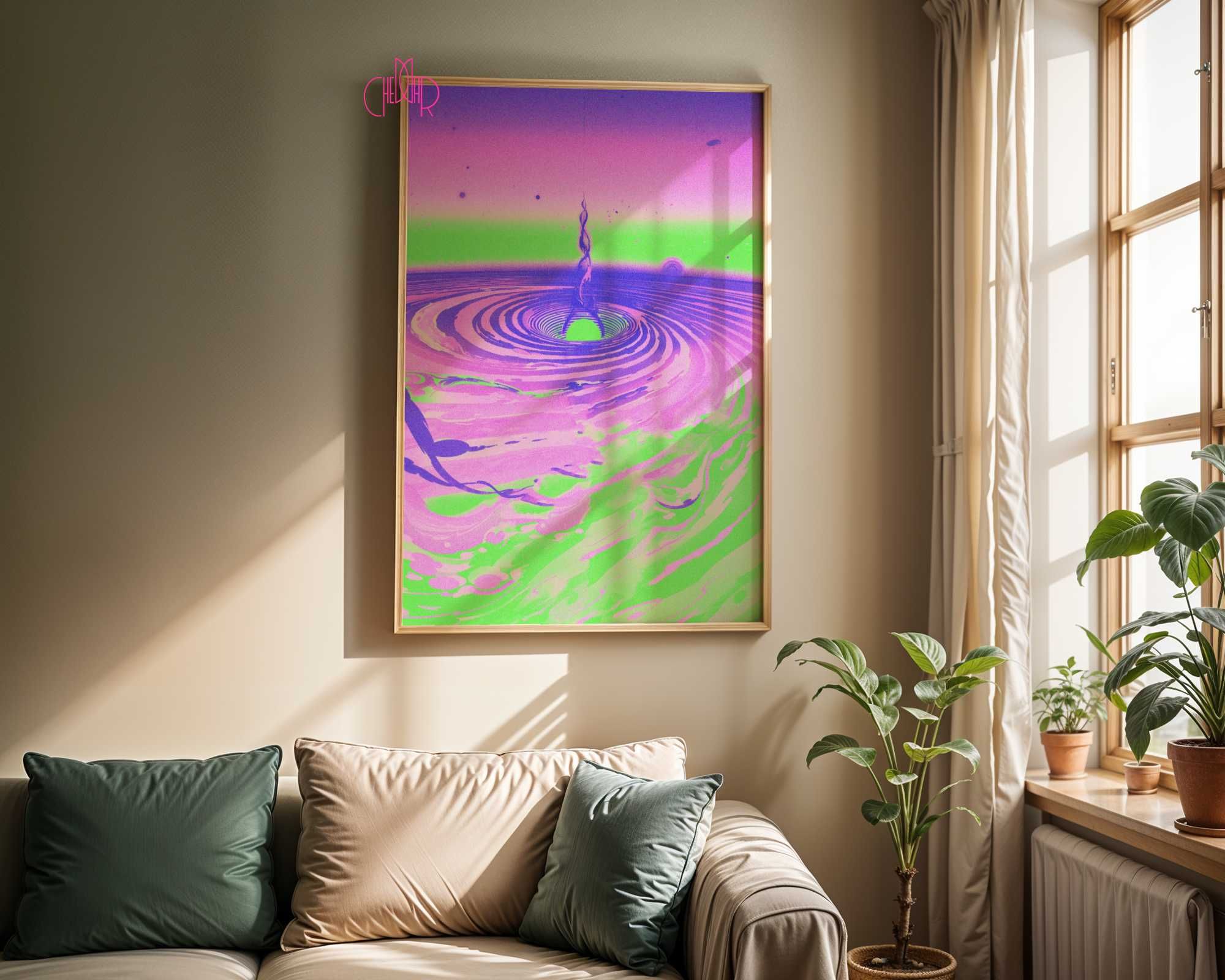 Plakat abstrakcyjny Tornado, 30x40