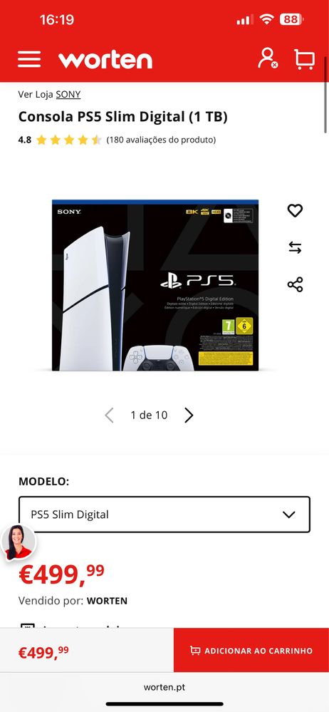 Ps5 slim com garantia