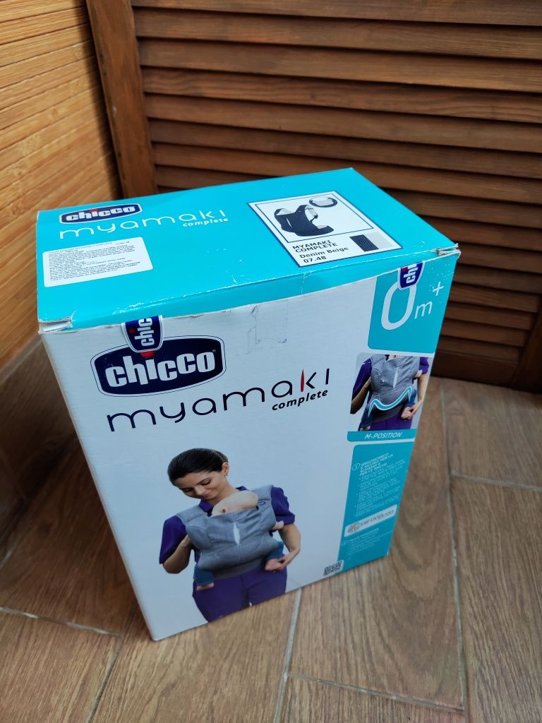 Ерго рюкзак-кенгуру Chicco Myamaki Complete для новонароджених. Синій