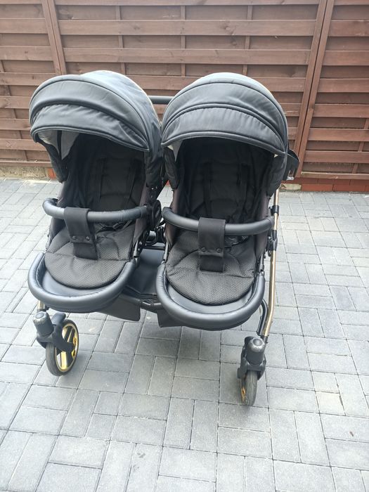 Wózek Junama Duo S Line 4w1 - wózek bliźniaczy