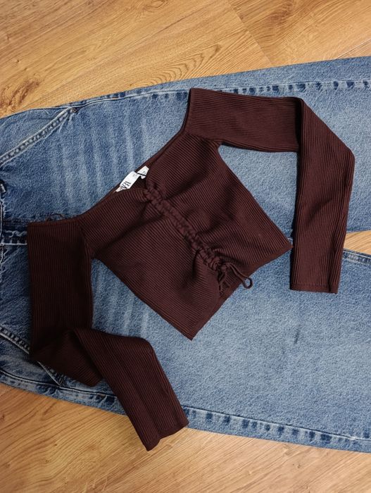 Топ рубчик,S,Zara
