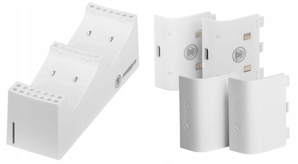 Ładowarka do Padów Kontrolerów 2Pady Podwójna Xbox S/X Stacja Ładująca