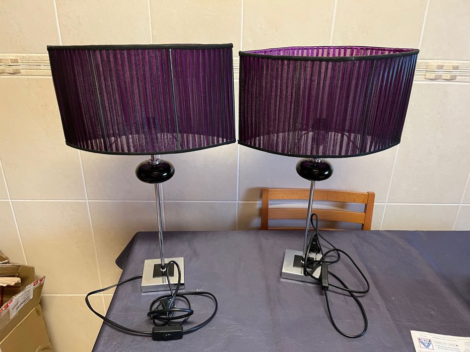 Candeeiros de mesa