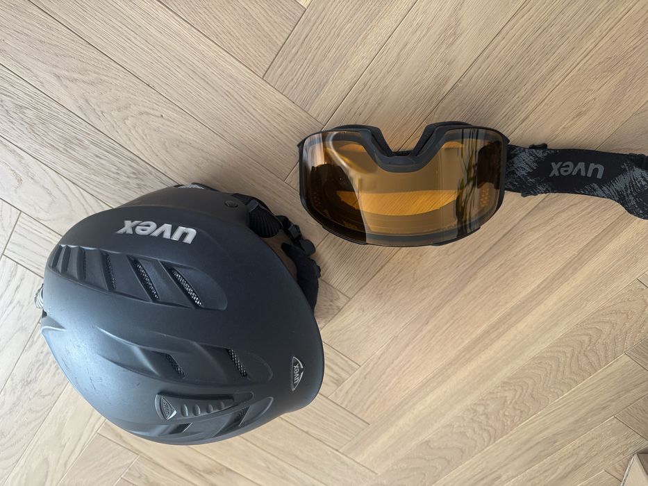Meski kask narciarski uvex m/l + gogle uvex gratis