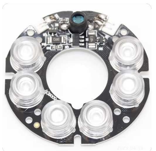 IR LED плата інфрачервона підсвітка для камер діаметр 53mm