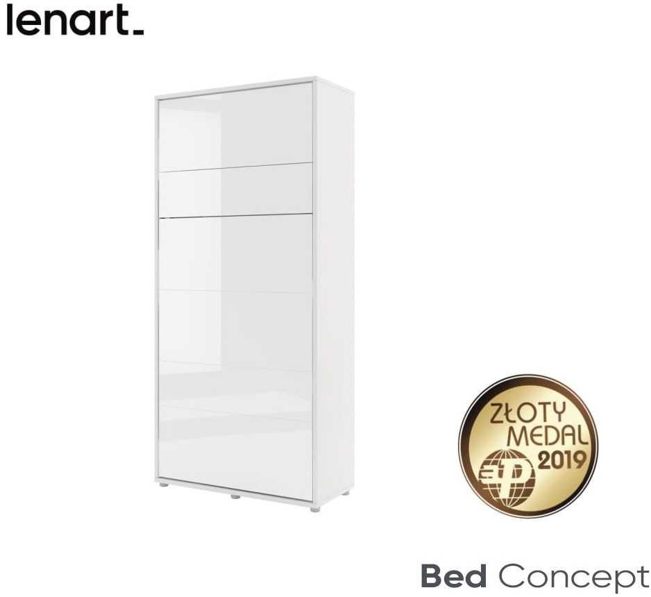 Półkotapczan BED CONCEPT 90x200 pionowy łóżko zamykane BC-03