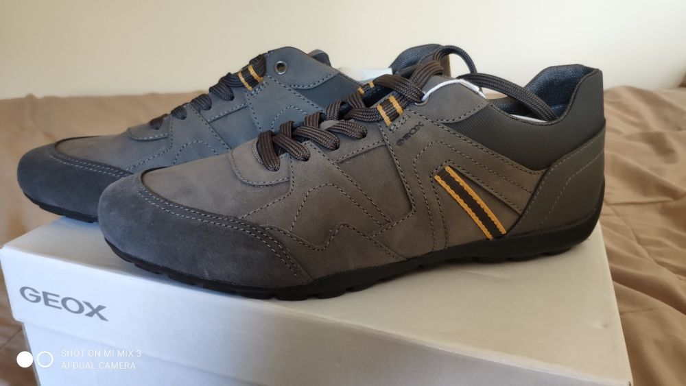 Geox Ravex szare grafitowe sneakersy rozm 43 jak 44