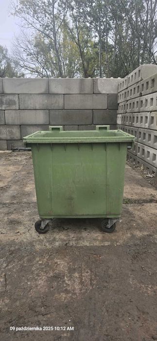 Pojemniki na odpady 1100 l, 1.1 m3 BEZ KLAPY
