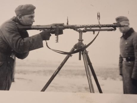 Zdjęcie MG-34 Wehrmacht,3 Rzesza, kampania wrześniowa