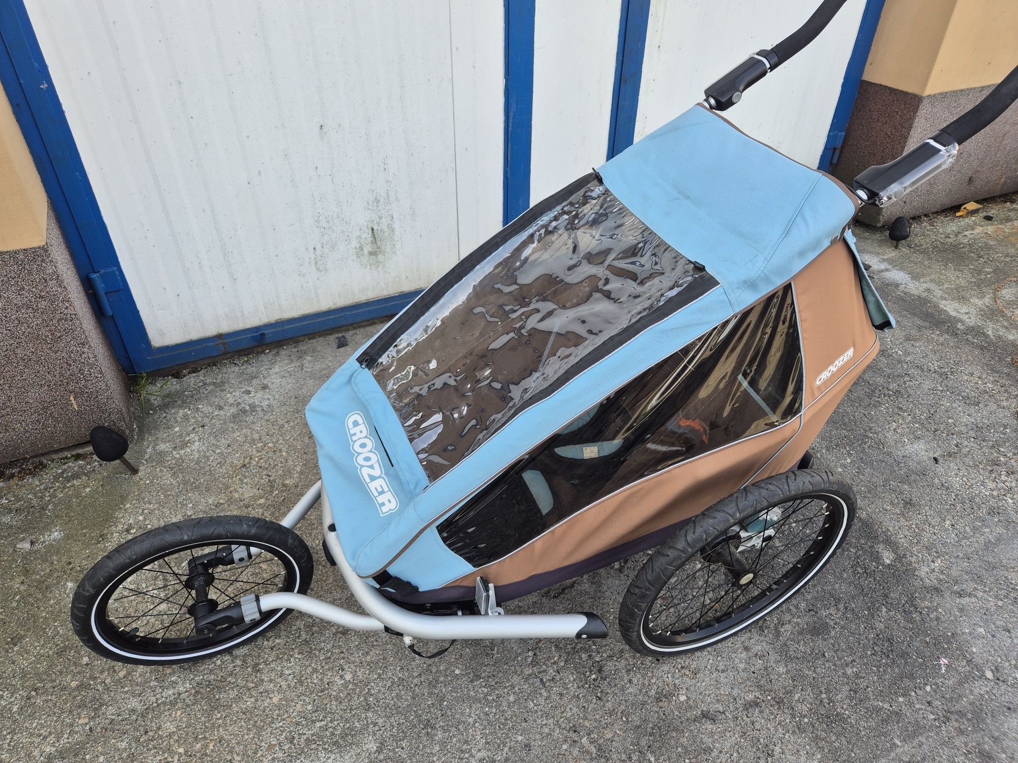Hamak Model 2019 Oświetlenie LED Przyczepka CROOZER For 1 Kids 
Mod