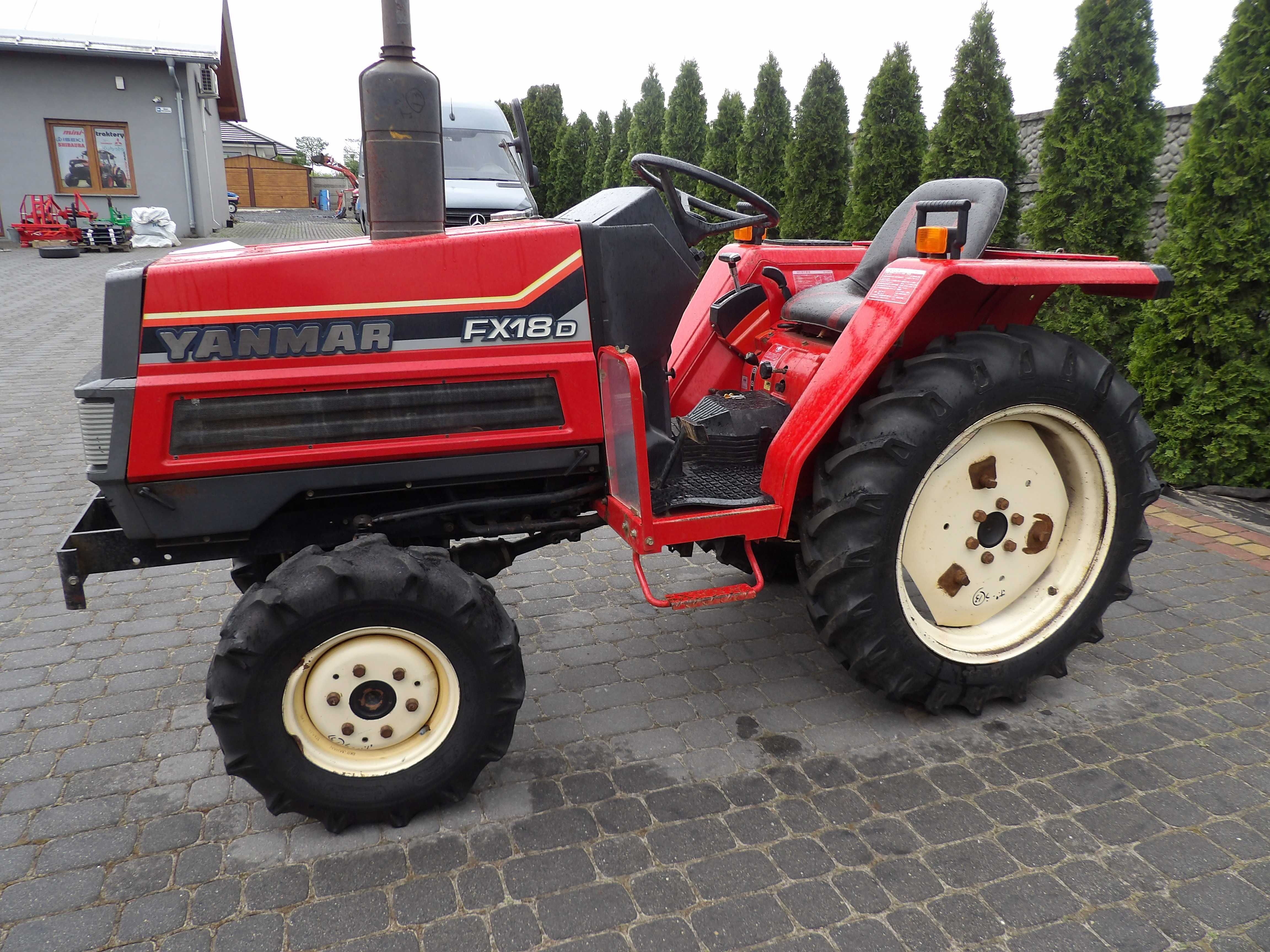 Yanmar F18 D 4x4 mini traktorek glebogryzarka kubota iseki mitsubishi